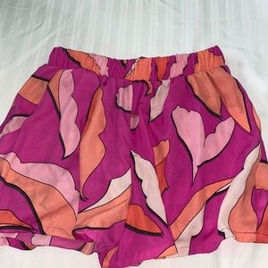 multi colored shorts